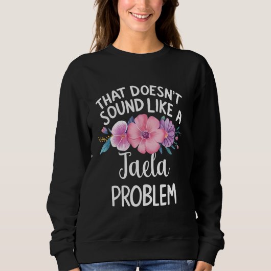 JAELA Personalisierte Niedliche Blume Girls JAELA Sweatshirt (Vorderseite)