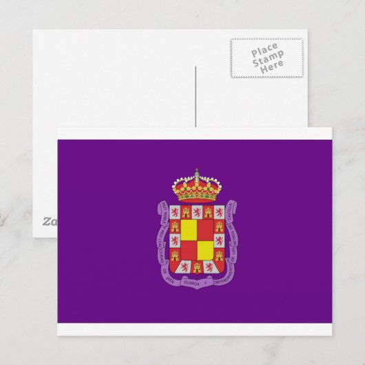 Jaén Flag Postkarte (Vorne/Hinten)