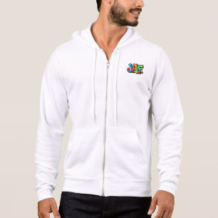 JAF-Graffiti-Stil - bunte urbane Kunsttypografie Hoodie