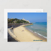 Jaffa Beach Israel Feiertagspostkarte (Vorne/Hinten)
