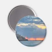 Jaffa bei Sonnenuntergang Magnet (Vorderseite/Rückseite)