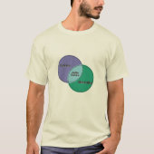 Jaffa Cakes Biscuits Cakes venc diagramm T-Shirt (Vorderseite)