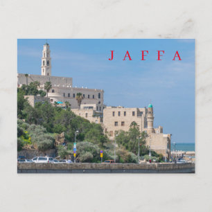 Jaffa Die Aussicht auf die Altstadt Postkarte