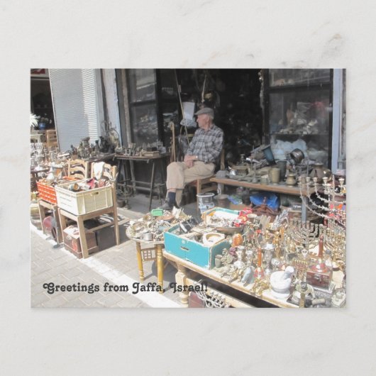 Jaffa Flea Market Foto Postcard Postkarte (Vorderseite)