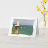 Jaffa-Hafen, Israel Karte (Gelbe Blume)