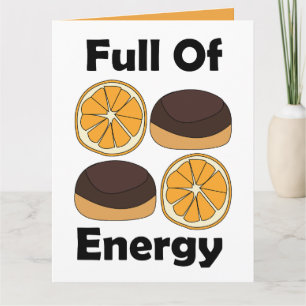 Jaffa Schokoladen-Orangen-Kuchen voller Energie  Karte