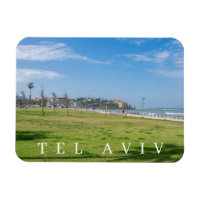 Jaffa vom Kühlschrankmagnet Tel Aviv gesehen