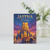Jaffna Sri Lanka Postkarte (Stehend Vorderseite)