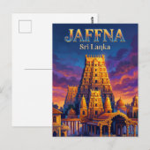 Jaffna Sri Lanka Postkarte (Vorne/Hinten)