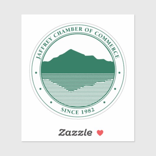 Jaffrey Chamber of Commerce Classic Round Sticker (Blatt)