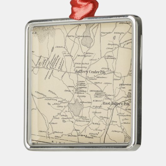 Jaffrey, Cheshire Co Silbernes Ornament (Links)