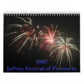 Jaffrey Festival 2007 der Feuerwerke Kalender (Titelbild)