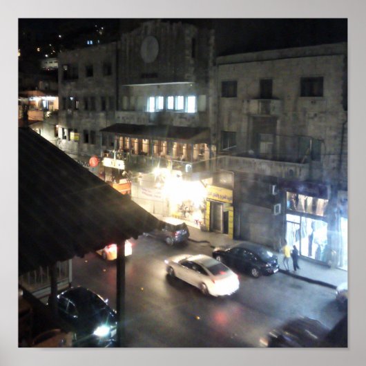 Jafra Café, Altstadt, Jordanien Poster (Vorne)