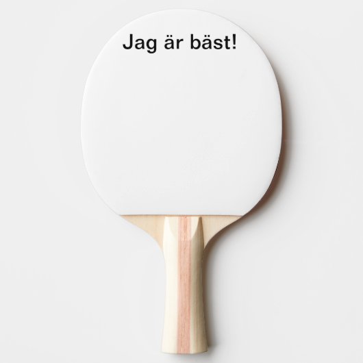 Jag är bäst! tischtennis schläger (Vorderseite)