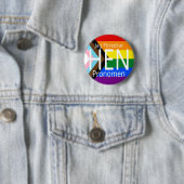Jag föredrahen pronomen progress pride - button (Beispiel)