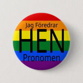 Jag föredrar hen pronomen pride - knapp button (Vorderseite)