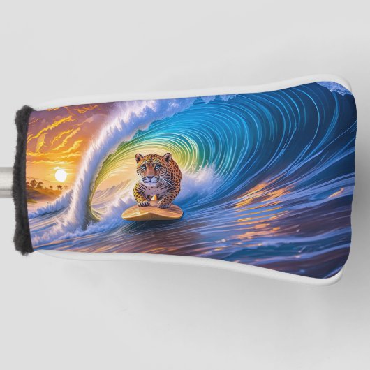 Jag kommt durch Design von Rich AMeN Gill Golf Headcover (Vorderseite)