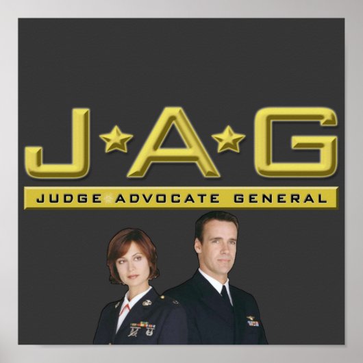 JAG Logo Harm Mac Poster (Vorne)