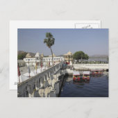 Jag Mindar Palace, Lake Pichola, Udaipur, Indien. Postkarte (Vorne/Hinten)