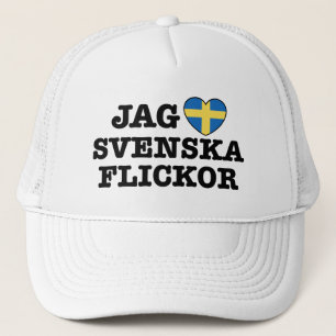 Jag Svenska Flickor Truckerkappe