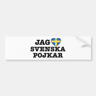Jag Svenska Pojkar Autoaufkleber