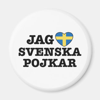 Jag Svenska Pojkar Magnet