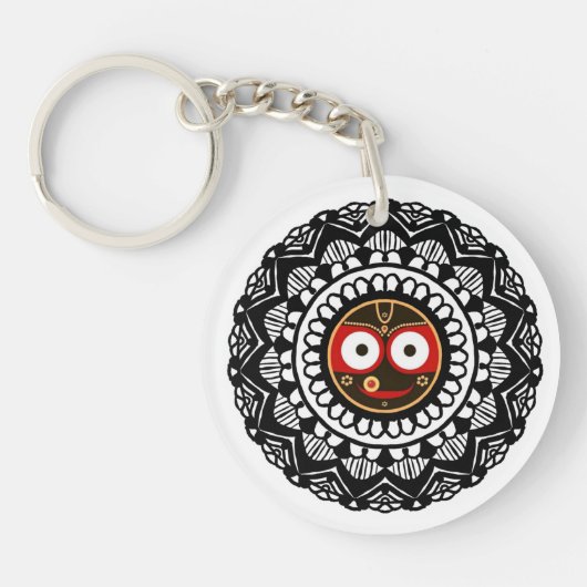 Jagannath jai Jagannath Lord des Universums Schlüsselanhänger (Vorderseite)