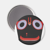 Jagannatha Magnet (Vorderseite/Rückseite)