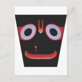 Jagannatha Postkarte (Vorderseite)