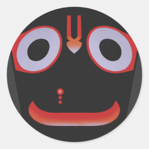 Jagannatha Runder Aufkleber
