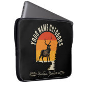 Jagd ADD NAME Außerhalb des Elk Wilderness Camp Laptopschutzhülle (Vorne Rechts)