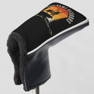 Jagd ADD NAME Outdoor-Reh Wild Elk Wilderness-Camp Golf Headcover
