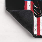 Jagd Archer American Flag Bowhunting Bowhunter Mousepad (Ecke)