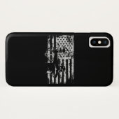 Jagd Archer American Flag Bowhunting Jagen Case-Mate iPhone Hülle (Rückseite (Horizontal))