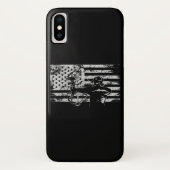 Jagd Archer American Flag Bowhunting Jagen Case-Mate iPhone Hülle (Rückseite)