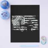 Jagd Archer American Flag Bowhunting Jagen Flyer (Einzeln)