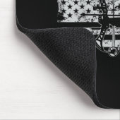 Jagd Archer American Flag Bowhunting Jagen Mousepad (Ecke)