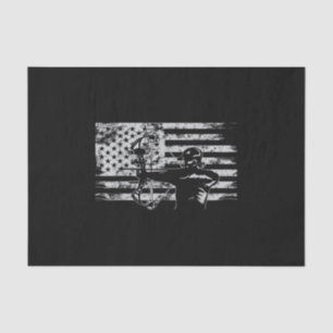 Jagd Archer American Flag Bowhunting Jagen Seidenpapier