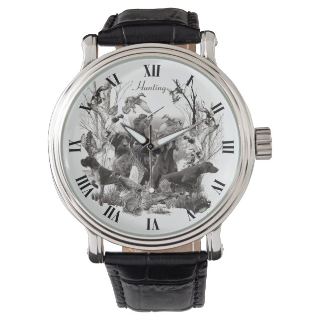 Jagd Armbanduhr (Vorderseite)