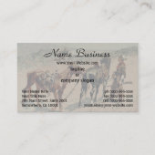 Jagd auf Antelope von Frederic Remington Visitenkarte (Vorderseite)