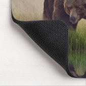 Jagd auf Braunbär Maus Pad Mousepad (Ecke)