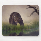 Jagd auf Braunbär Maus Pad Mousepad (Vorne)