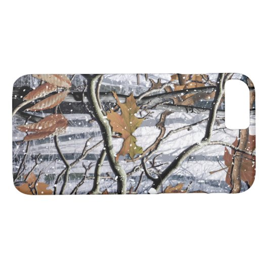 Jagd auf Camouflage-Schneepatel 3 Case-Mate iPhone Hülle (Rückseite (Horizontal))