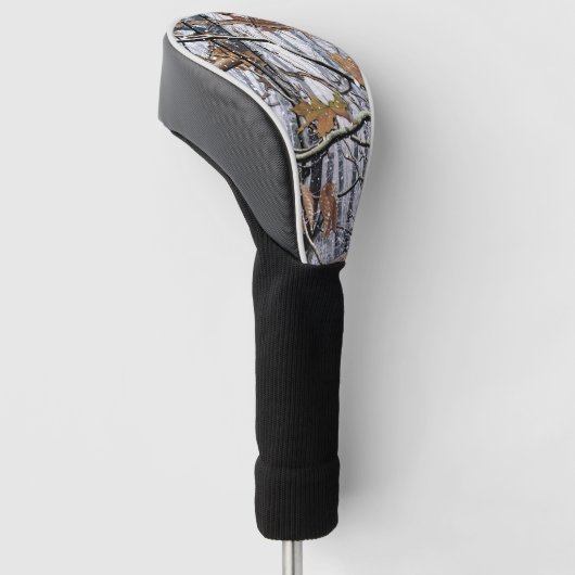 Jagd auf Camouflage-Schneepatel 3 Golf Headcover (angewinkelt)