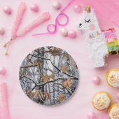 Jagd auf Camouflage-Schneepatel 3 Pappteller (Party)