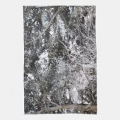 Jagd auf Camouflage-Schneepulver 4 Geschirrtuch (Vertikal)