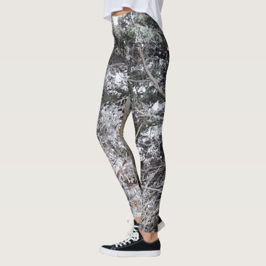 Jagd auf Camouflage-Schneepulver 4 Leggings (Links)