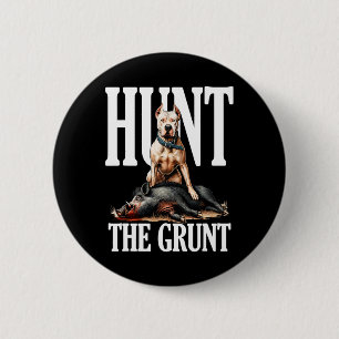 Jagd auf den Grunt-Hund mit dem Dogo-Argentino-Hun Button