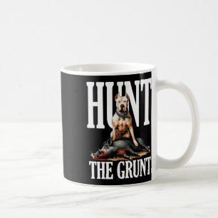 Jagd auf den Grunt-Hund mit dem Dogo-Argentino-Hun Kaffeetasse
