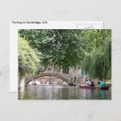 Jagd auf die Postkarte von Cambridge (Vorne/Hinten)